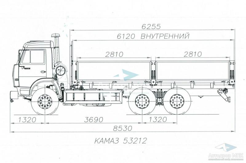 Бортовой КамАЗ 65115